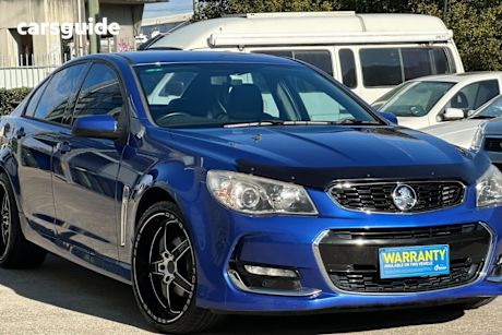 Blue 2015 Holden Commodore Sedan SV6