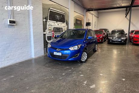 Blue 2015 Hyundai I20 Hatchback Active