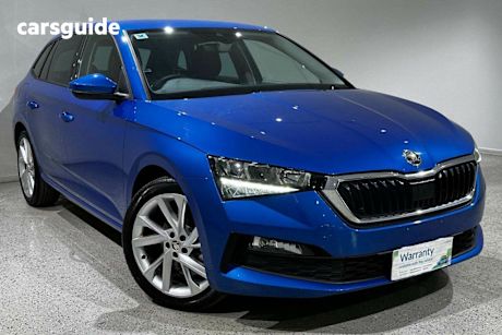 Blue 2022 Skoda Scala Hatchback 110 TSI Ambition