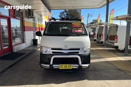 White 2013 Toyota Hiace Van LWB