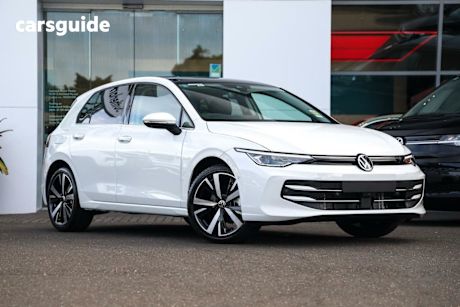 White 2025 Volkswagen Golf Hatchback Style