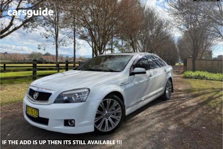 White 2015 Holden Caprice Sedan V
