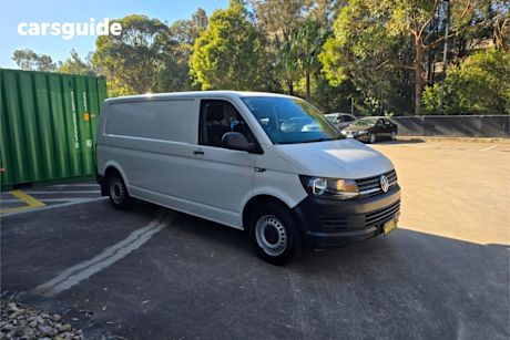 White 2017 Volkswagen Transporter Van TDI 340 LWB LOW