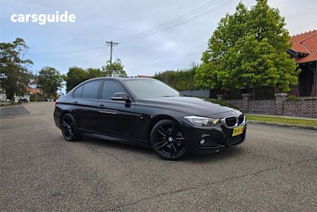 Black 2014 BMW 320I Sedan
