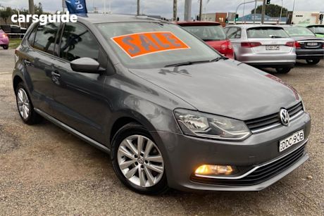 Grey 2016 Volkswagen Polo Hatchback 81 TSI Comfortline