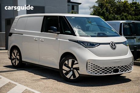 White 2025 Volkswagen ID. Buzz Cargo Commercial BEV550 SWB
