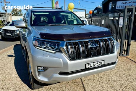 Silver 2020 Toyota Landcruiser Prado Wagon GXL