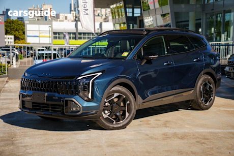 Blue 2025 Kia Sportage Wagon GT-Line HEV (awd)
