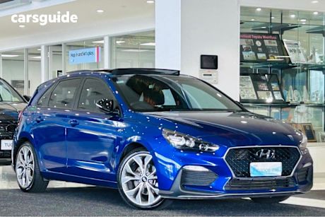 Blue 2020 Hyundai I30 Hatchback N Line Premium