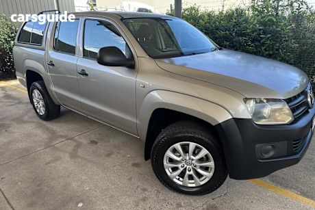 Brown 2014 Volkswagen Amarok Utility TDI400 (4X4)
