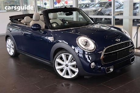 Blue 2016 Mini Cabrio Convertible S
