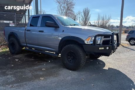 Grey 2019 Ram 1500 Crew Cab Utility Express (4X4) Black Pack