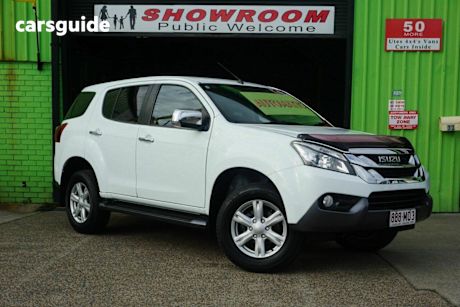 White 2015 Isuzu MU-X Wagon LS-U (4X4)