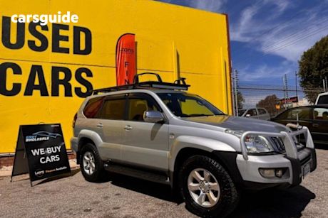 Silver 2007 Toyota Landcruiser Wagon PRADO GXL (4x4) KDJ120R 07 UPGRADE
