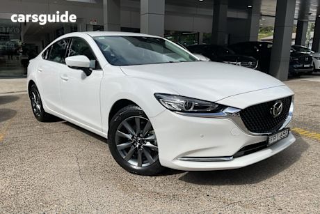 White 2024 Mazda 6 Sedan G25 Touring