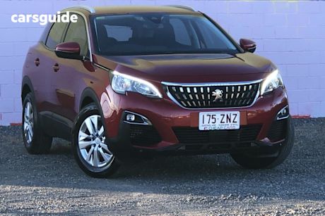 Red 2018 Peugeot 3008 Wagon Active