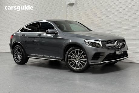 Grey 2018 Mercedes-Benz GLC250 Coupe