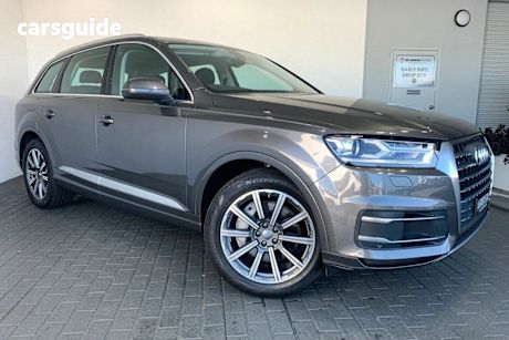 Grey 2018 Audi Q7 Wagon 3.0 TDI Quattro (160KW)