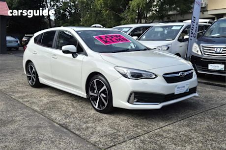 White 2021 Subaru Impreza Hatchback 2.0I-S (awd)