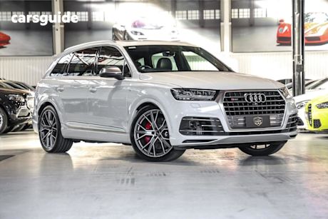 White 2018 Audi SQ7 Wagon 4.0 TDI V8 Quattro