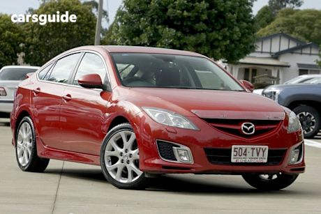 Red 2009 Mazda 6 Hatchback Luxury Sports