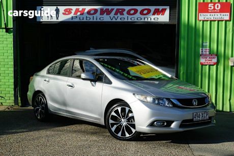 Silver 2015 Honda Civic Sedan Sport
