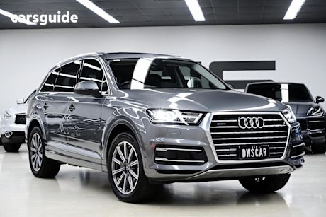 Grey 2017 Audi Q7 Wagon 3.0 TDI Quattro