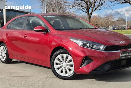 Red 2021 Kia Cerato Sedan S