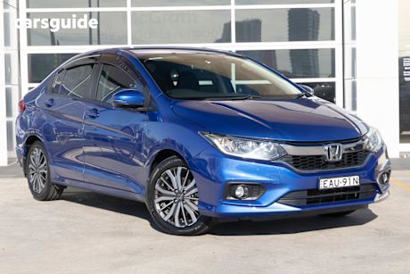 Blue 2016 Honda City Sedan VTI-L