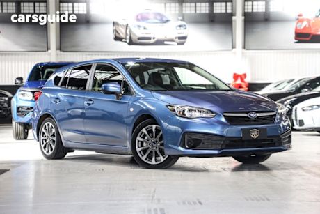 Blue 2020 Subaru Impreza Hatchback 2.0I (awd)