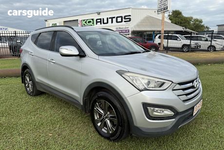 Silver 2012 Hyundai Santa FE Wagon Active Crdi (4X4)