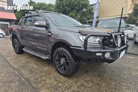 Grey 2017 Ford Ranger Dual Cab Pick-up Wildtrak 3.2 (4X4)