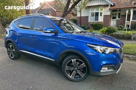 Blue 2020 MG ZS Wagon Excite Plus