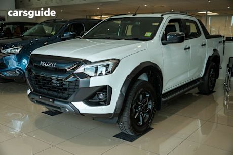 White 2025 Isuzu D-MAX Crew Cab Utility X-Terrain (4X4)