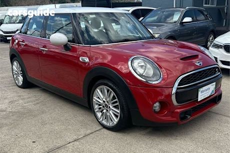 Red 2015 Mini Cooper Hatchback S 5D Hatch