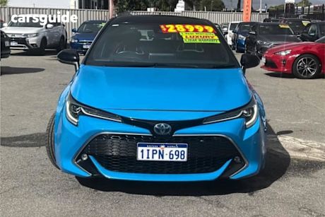 Blue 2022 Toyota Corolla Hatchback ZR Hybrid