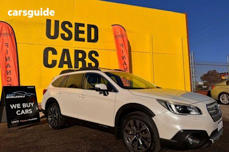 White 2015 Subaru Outback Wagon 2.0D PREMIUM AWD MY15