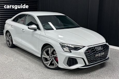 White 2021 Audi S3 Sedan 2.0 Tfsi Quattro