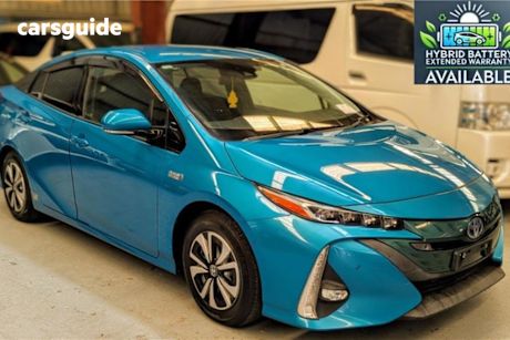 Blue 2017 Toyota Prius Sedan PHV HYBRID