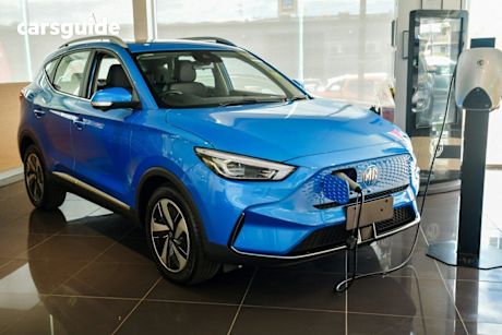 Blue 2023 MG ZS EV Wagon Long Range
