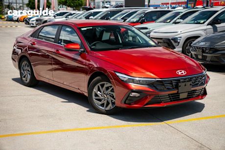 Red 2024 Hyundai I30 Sedan (BEV)