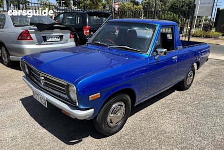 Blue 1976 Datsun 1200 Pickup