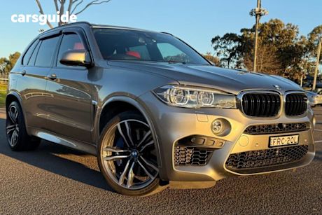 Silver 2016 BMW X5 Wagon M