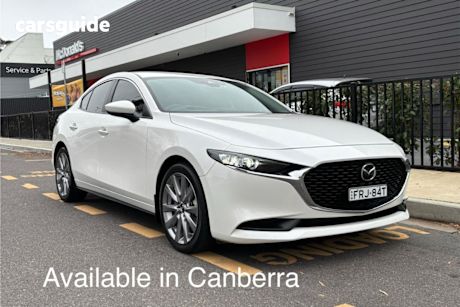 White 2020 Mazda 3 Sedan G20 Evolve