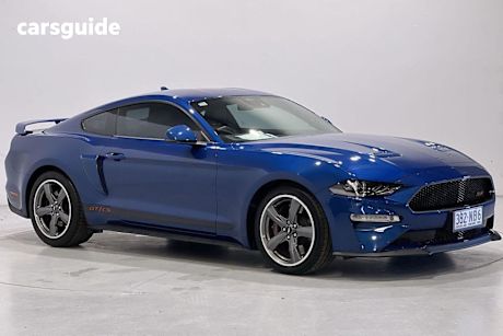 Blue 2022 Ford Mustang Fastback GT 5.0 V8