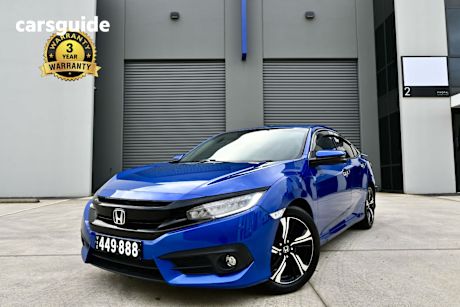 Blue 2016 Honda Civic Sedan RS