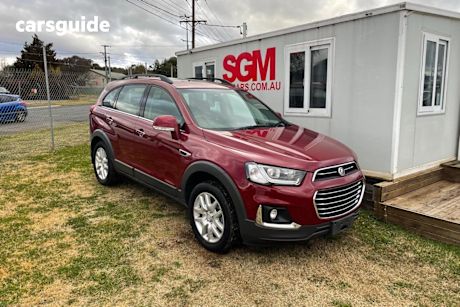 Red 2018 Holden Captiva Wagon 7 CG (FWD)