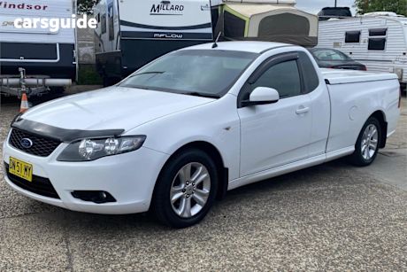 White 2008 Ford Falcon Utility R6 (lpg)