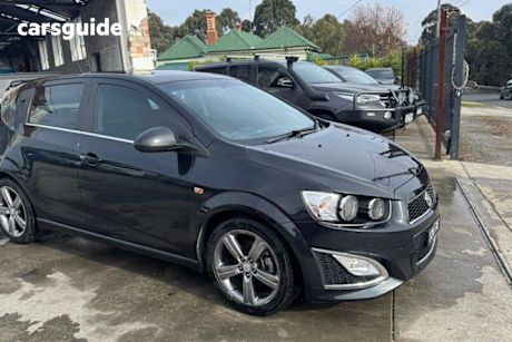 Black 2014 Holden Barina Hatchback RS
