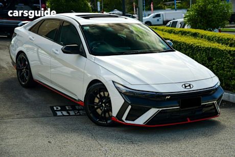 White 2025 Hyundai I30 Sedan N Premium With Sunroof